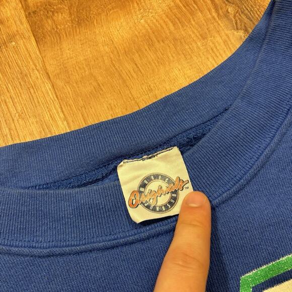 Vintage Minnesota Timberwolves Crewneck Sweatshirt 90s NBA Magic Johnson Mens L - Picture 3 of 5